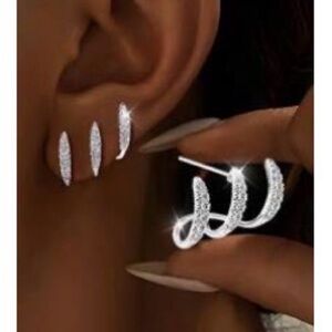 🔴Buy 2 get 1 free🔴 Silver Earrings